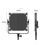 Pixel K80 RGB 45W 2600-10000K 552 LEDs Photography Fill Light Panel Lamp With LCD Display,US Plug Standard Set