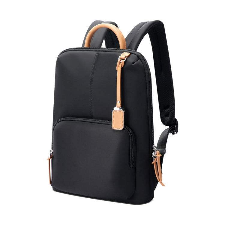 Bopai 62-126521 14-inch Laptop Thin and Light Business Water-resistant Backpack(Black)