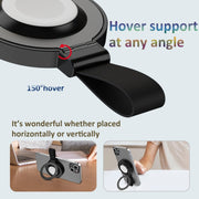 3 In 1 Magnetic Wireless Charger Mobile Phone Ring Holder(Black)