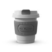BEN.JACK Coffee Cup Car Perfume Air Conditioner Air Outlet Aromatherapy Ornaments(Light Smoke Gray+Gray)