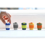 BEN.JACK Coffee Cup Car Perfume Air Conditioner Air Outlet Aromatherapy Ornaments(Klein Blue+White)