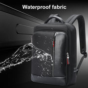 Bopai 751-006641A Large Capacity Anti-theft Water-resistant Laptop Business Backpack(Black)