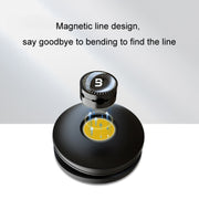 BEN.JACK Desktop Data Cable Storage Buckle Headphone Cable Holder(Black)