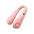 F11 Portable USB Charging Rotating Digital Display Bladeless Hanging Neck Fan(Pink) - free shipping - PMC TechLife - Order now!