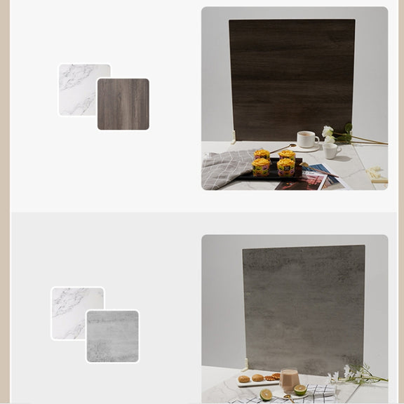2pcs 60cm Double-Sided Background Board + 7pcs Backdrop Paper Photography Props Set, Spec: Set 6