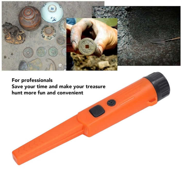 Mini Water-resistant Handheld Metal Positioning Rod Detector(Orange)