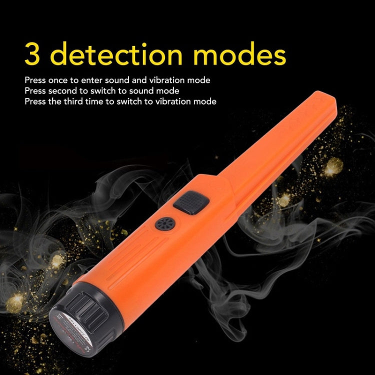 Mini Water-resistant Handheld Metal Positioning Rod Detector(Orange)