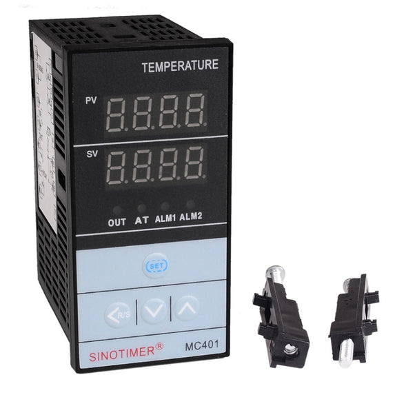 SINOTIMER MC401 Universal Input Short Case PID Intelligent Temperature Controller Meter Heating Cooling Relay SSR Solid State Output