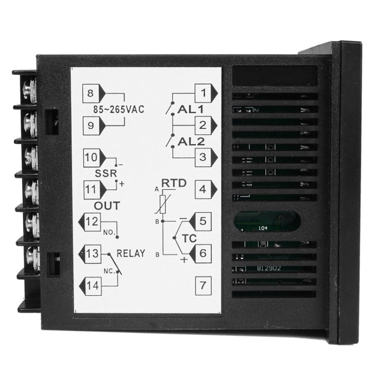 SINOTIMER MC701 Universal Input Short Case PID Intelligent Temperature Controller Meter Heating Cooling Relay SSR Solid State Output