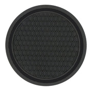 3pcs 7cm Car Diamond-free Water Coaster Interior Anti-slip Mat(Black)