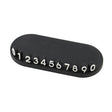 3D Temporary License Plate Removal Ornaments Anti-slip Base(Black) - Parking Card by PMC TechLife | Online Shopping South Africa | PMC TechLife | Buy Now Pay Later Mobicred