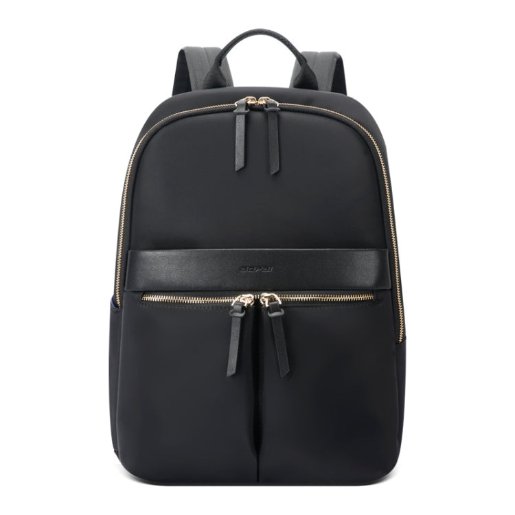 Bopai 14-inch Laptop Casual Lightweight Water-resistant Backpack(Black)