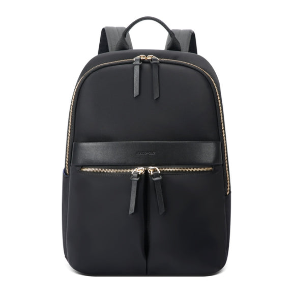 Bopai 14-inch Laptop Casual Lightweight Water-resistant Backpack(Black)