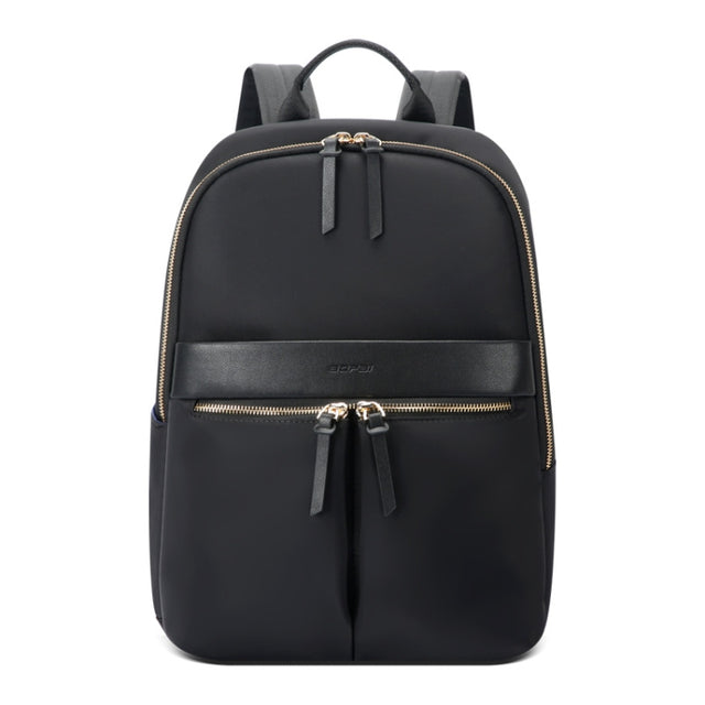 Bopai 14-inch Laptop Casual Lightweight Water-resistant Backpack(Black)
