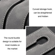 Car Seat Mack Multifunctional Metal Hook Mobile Phone Holder, Style: No Mark(Gray)