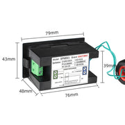 SINOTIMER SPM003 AC LED Digital Voltmeter Frequency Factors Meter Power Monitor, Specification: AC80-300V 100A
