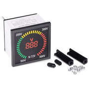 SINOTIMER N-72V AC Voltage Signal Indicator Square Turntable LED Digital Display Voltmeter