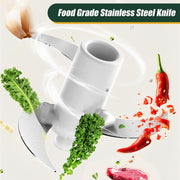 JRQ-01 Home Wireless Electric Meat Grinder Kitchen Garlic Pounder, Size: Electroplated Double-click(Coffee)