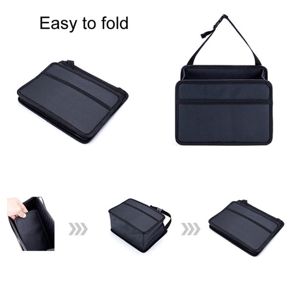 Car Hanging Garbage Bag Multifunctional Folding Storage Box, Model: H615 Oxford Cloth