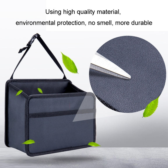 Car Hanging Garbage Bag Multifunctional Folding Storage Box, Model: H615 Oxford Cloth