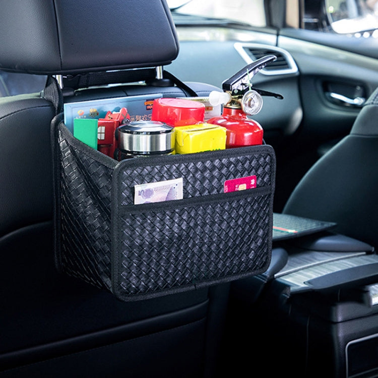 Car Hanging Garbage Bag Multifunctional Folding Storage Box, Model: H615 Oxford Cloth