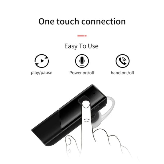 40 Languages Instant Real-Time Translation Smart Wireless BT5.0 Translation Earphone(White)