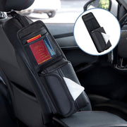 Car Seat Side Storage Hanging Bag Tissue Box, Model: H322 Grain Pattern