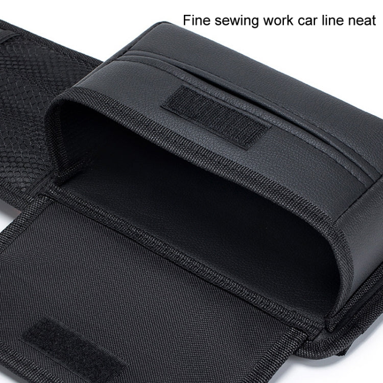 Car Seat Side Storage Hanging Bag Tissue Box, Model: H321 Carbon Fiber Pattern