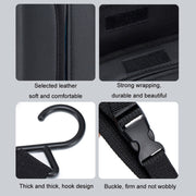 Car Seat Side Storage Hanging Bag Tissue Box, Model: H321 Carbon Fiber Pattern