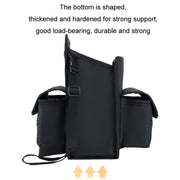Car Seat Storage Mesh Pocket Hanging Storage Bag Tissue Box, Color: H9160 Black