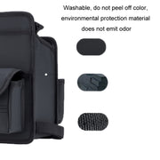 Car Seat Storage Mesh Pocket Hanging Storage Bag Tissue Box, Color: H9160 Black