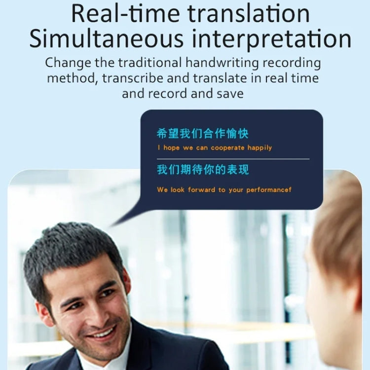 Hishell P40 Smart Translator 135 Languages Voice Intelligent Online Translation Machine Offline Multilanguage Speech Translate(Black)