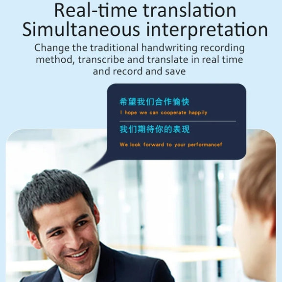Hishell P40 Smart Translator 135 Languages Voice Intelligent Online Translation Machine Offline Multilanguage Speech Translate(Black)