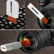24 In 1 Bluetooth Headset Cleaning Pen Set Keyboard Mobile Phone Camera Dust Removal Brush(Red)