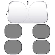 Car Front Windshield Heat Insulation Sun Protection Visor, Specification: Large Front Baffle + 4 Side Baffles