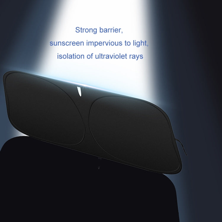 Car Front Windshield Heat Insulation Sun Protection Visor, Specification: Large Front Baffle + 4 Side Baffles