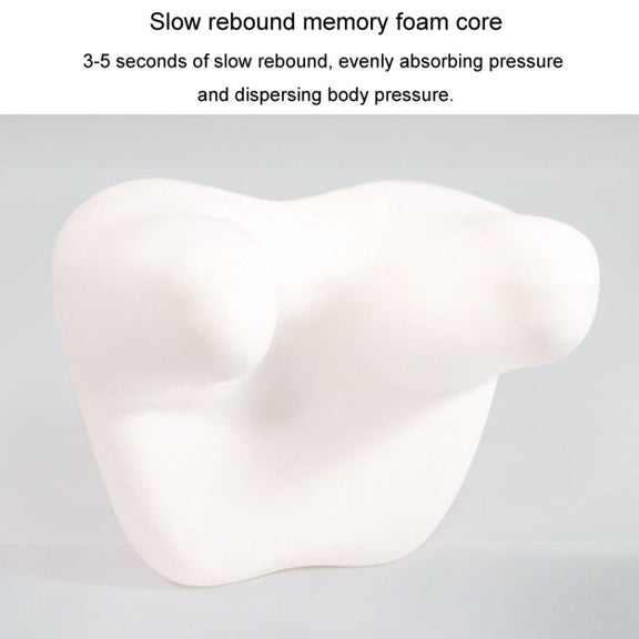 BEWALKER Car Headrest Memory Foam Neck Support Pillow Car Seat Cervical Cushion(Grey)