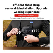 TELESIN S2-CGP-01 Quick-Release Vest Chest Strap Sports Camera Accessories