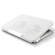 NUOXI S200C Laptop Silent Radiator Multi-level Adjustable Metal Bracket Base(White) - Cooling Pads by NUOXI | Online Shopping South Africa | PMC TechLife | Buy Now Pay Later Mobicred