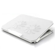 NUOXI S200C Laptop Silent Radiator Multi-level Adjustable Metal Bracket Base(White)
