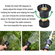 Metal Garden Watering Car Wash High Flow Nozzle(American Style)
