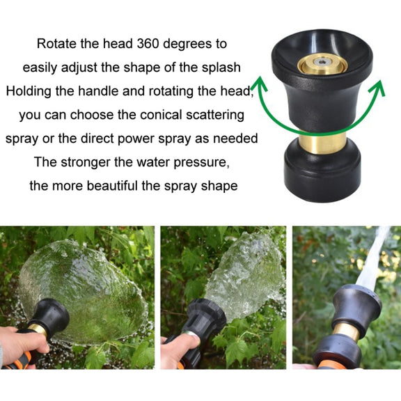 Metal Garden Watering Car Wash High Flow Nozzle(American Style)