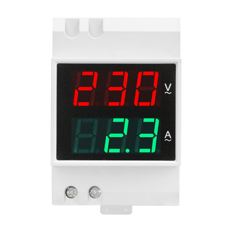 SINOTIMER SDM003-T 3 Digits DIN Rail Single-Phase AC Household Dual Display Voltage And Current Meter