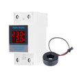 SINOTIMER SDM002 Household DIN Rail Single-Phase AC Dual Display Voltage And Current Meter(100A External Intestinal Sensor) - Current & Voltage Tester by SINOTIMER | Online Shopping South Africa | PMC TechLife | Buy Now Pay Later Mobicred