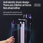 D9 Portable UV Anti Mosquito Lamp Rechargeable Mute Fly Trap with 3-speed Timing(Black)