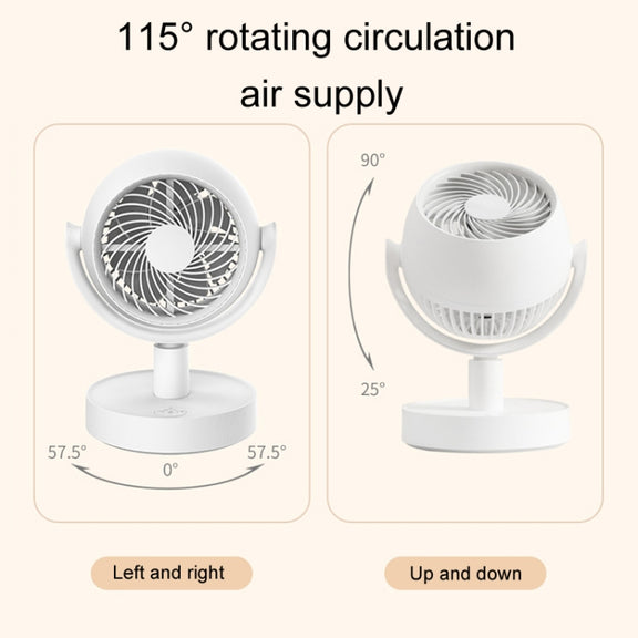 Desktop Air Circulation Fan Household Office Compact Mute Electrical Fan, Style: USB Plug In