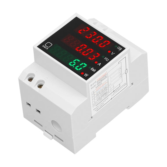 SINOTIMER SDM006 Din Rail AC Voltage Current Frequency Power Electricity Multi-Function Detection Meter
