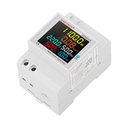 SINOTIMER SDM009 Din Rail Single-Phase Voltage Current Frequency Power Factor Electricity Multifunctional Meter, Model: AC250-450V External
