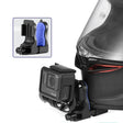 Motorcycle Helmet Chin Clamp Mount for GoPro Hero Series DJI Osmo Action, SJCAM Cameras, Spec: Set 1 - Helmet Mount by PMC TechLife | Online Shopping South Africa | PMC TechLife | Buy Now Pay Later Mobicred