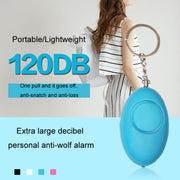 LED Flashing Alarm Anti Loss And Wolfproof Device Women Defense Emergency Caller(Black)